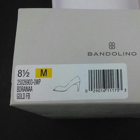 Bandolino Rainaa Gold Pump Women's Size 8.5M - Picture 5 of 6